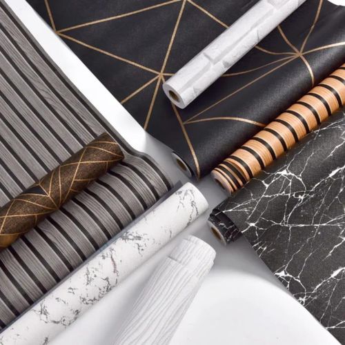 Wallpaper Flute Panel Design Self- Adhesive  -5M | a versatile and stylish decorative material designed to enhance surfaces in your home or workspace.