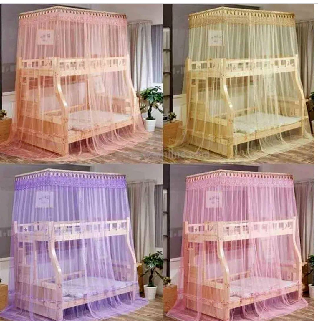 Double decker Big cream Mosquito Net