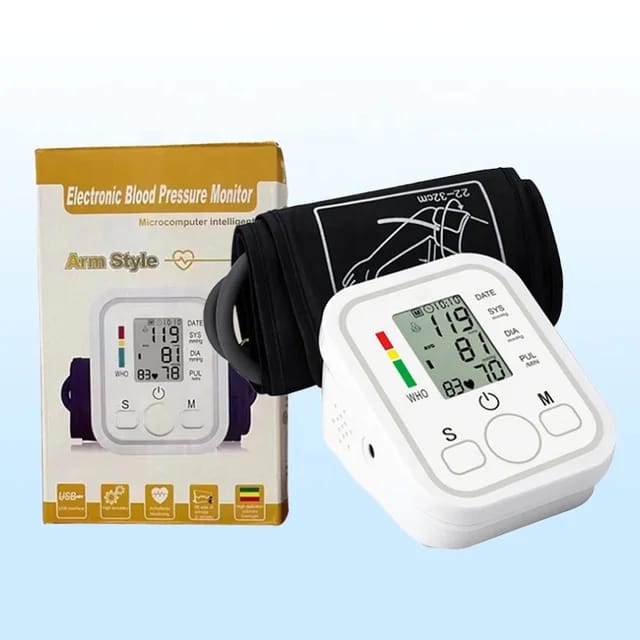 Bp Monitor machine for upper arm blood pressure monitor medical electronic sphygmomanometer