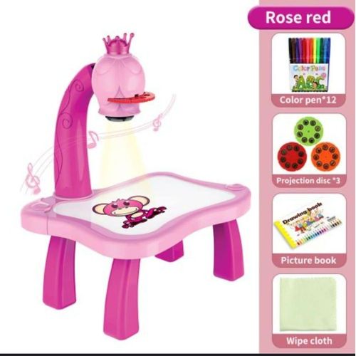 Projection Painting Machine Enlightenment Early Education Drawing Board Table Color Drawing Board Children Graffiti Whiteboard