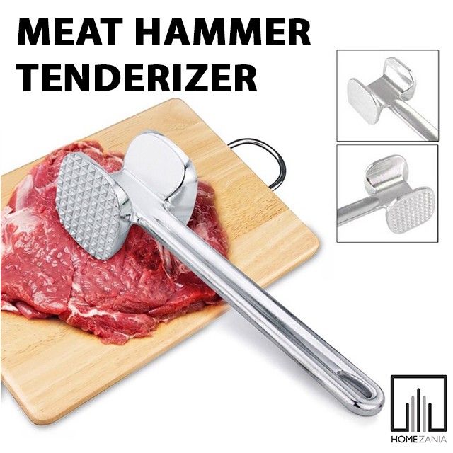 Kitchen Meat Tenderizer Steak Mallet Hammer Aluminum for Picnic BBQ Cooking Easy to usel portable perfect tool for picnic