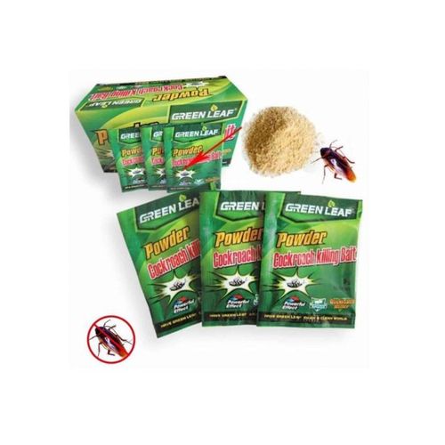Green Leaf Mende/Cockroach Killer Pest Control Powder Sachets strongly effective in killing all types of cockroaches and their eggs