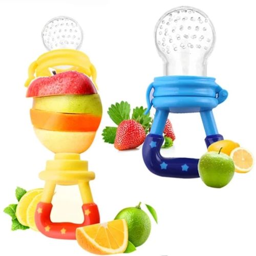 Baby Fresh Fruit Food Pacifier Feeder Silicone Nibbler Pacifier - assorted
