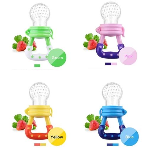 Baby Fresh Fruit Food Pacifier Feeder Silicone Nibbler Pacifier - assorted
