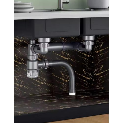 Self Adhesive Marble Contact Paper- Black Gold  | high quality and realistic marble effects.