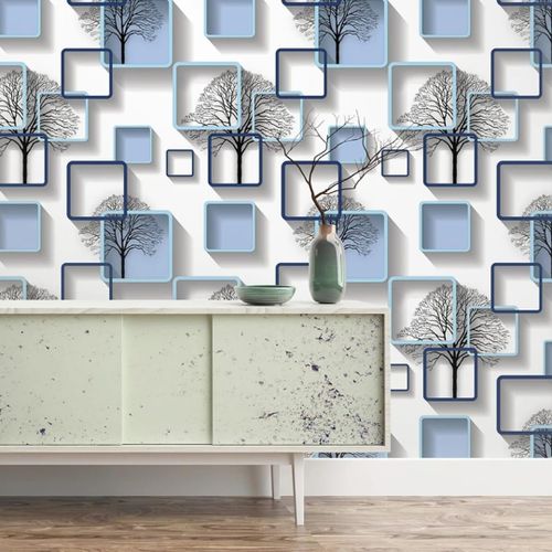 Self- Adhesive Wallpaper decorative Film- 5M Blue Boxed  | a versatile and stylish decorative material designed to enhance surfaces in your home or workspace.