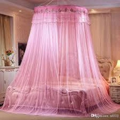 5*6  Big Round Mosquito Net - Pink
