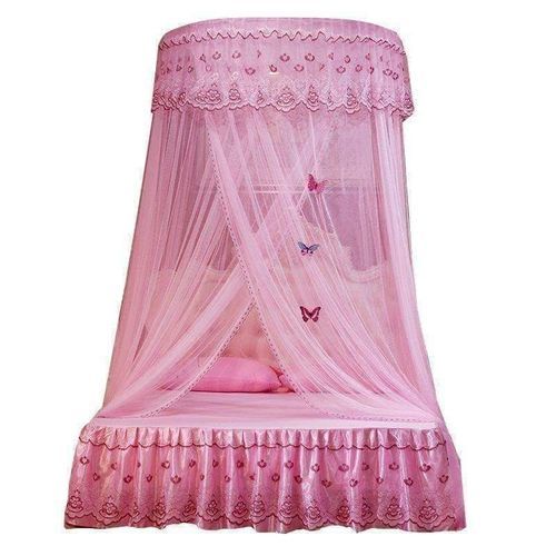 5*6  Big Round Mosquito Net - Pink