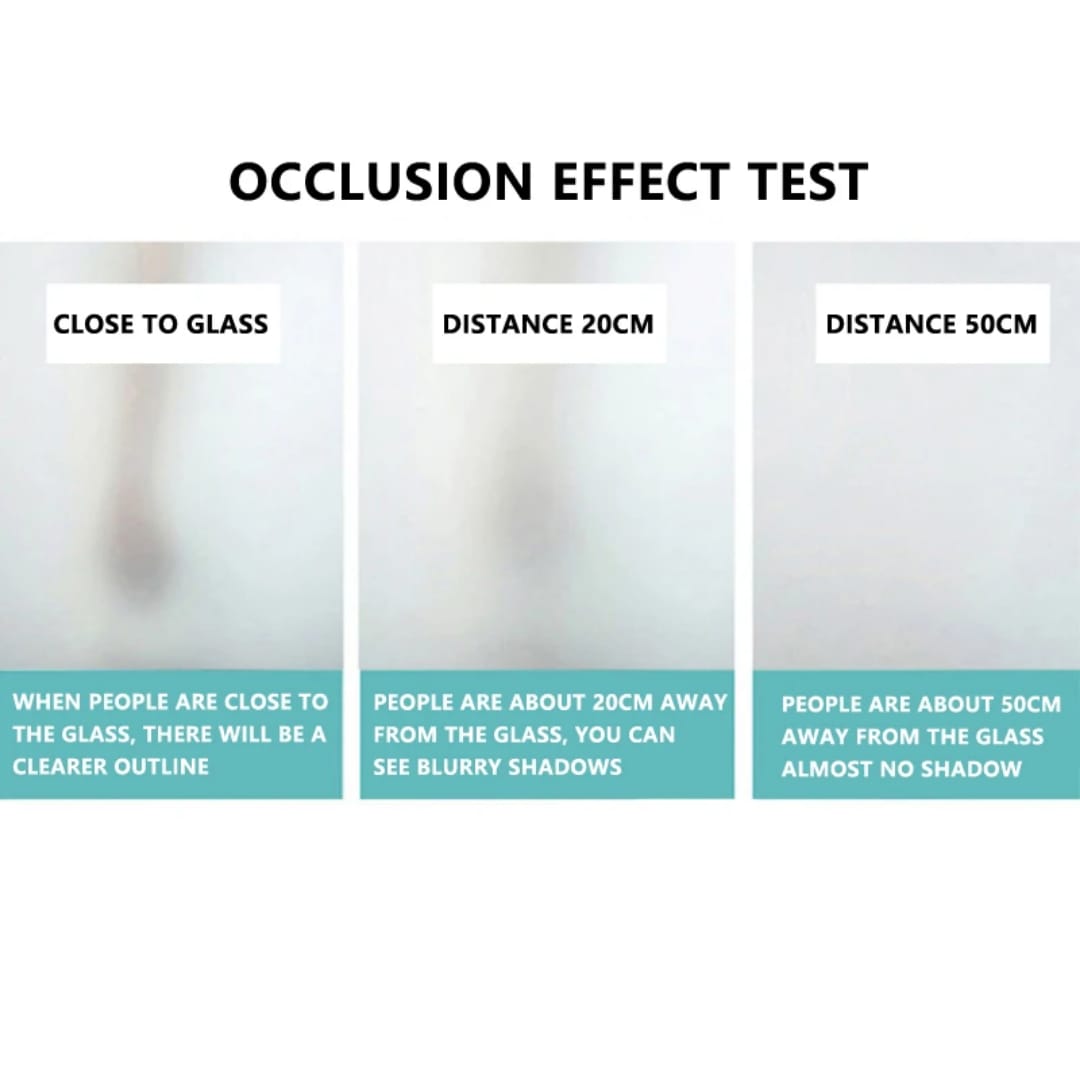 Privacy Window Film Static Cling Sticker- Opaque plain