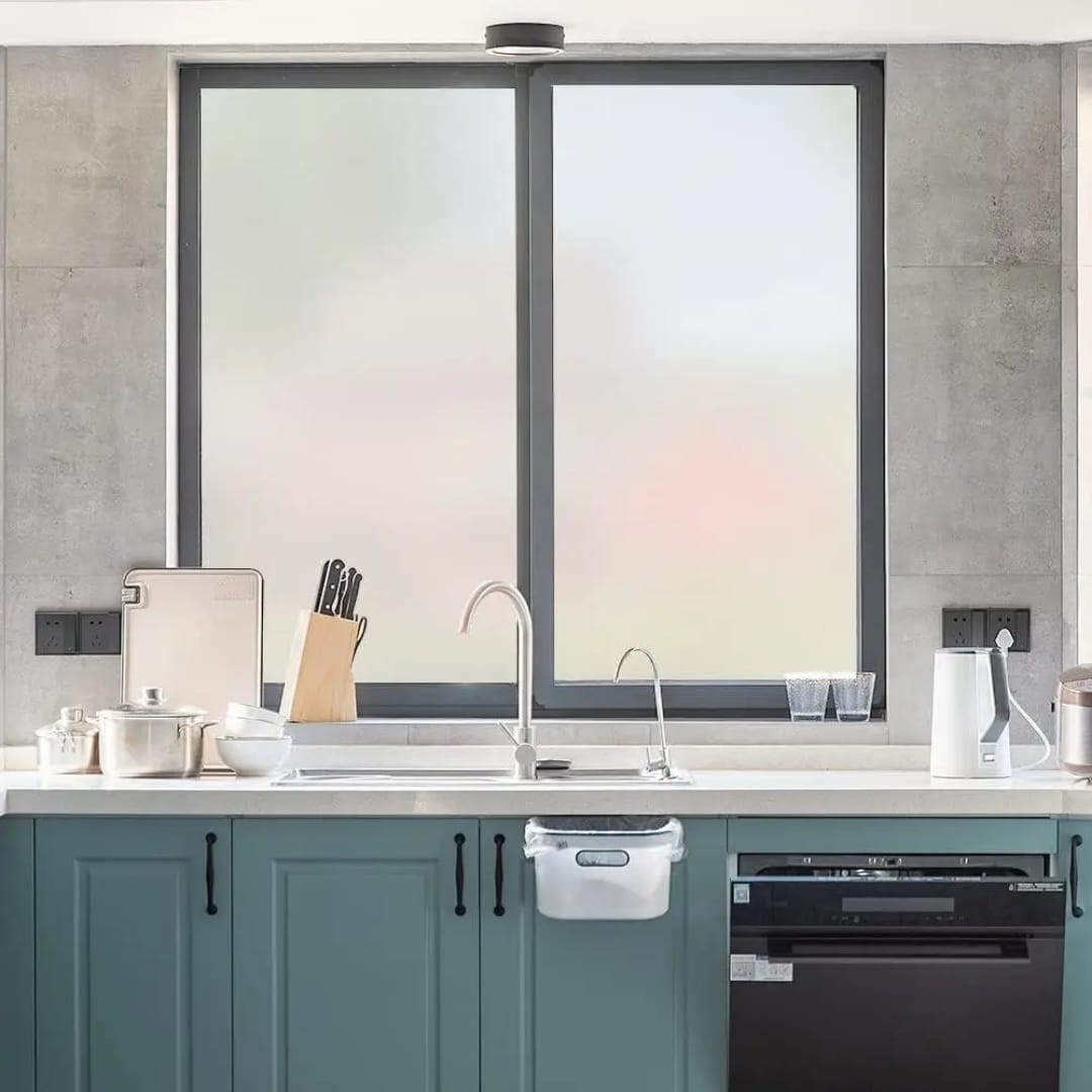 Privacy Window Film Static Cling Sticker- Opaque plain