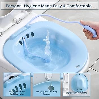 Postpartum yoni sitz bath basin- Suitable for women hygiene