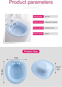 Postpartum yoni sitz bath basin- Suitable for women hygiene
