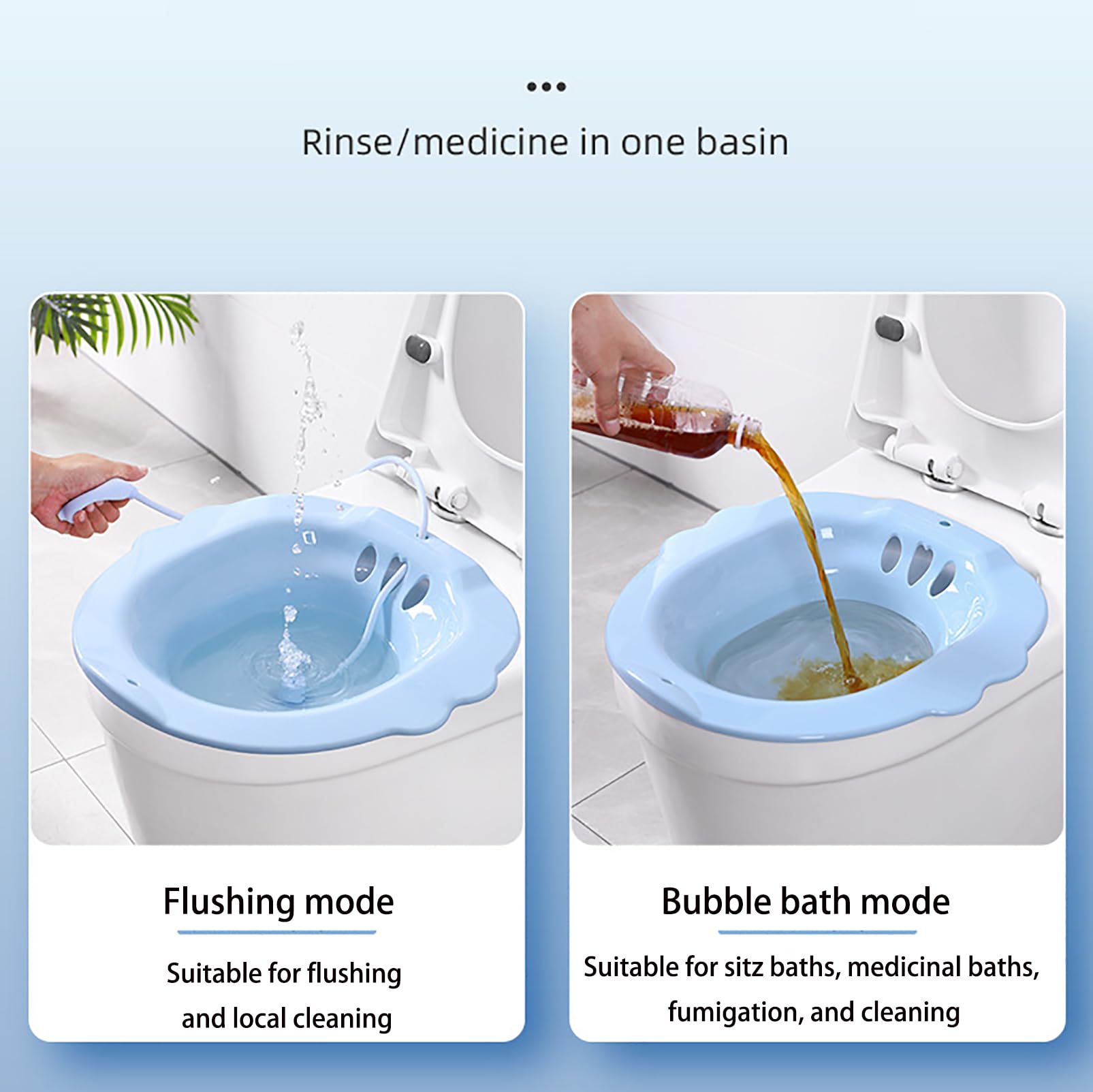 Postpartum yoni sitz bath basin- Suitable for women hygiene