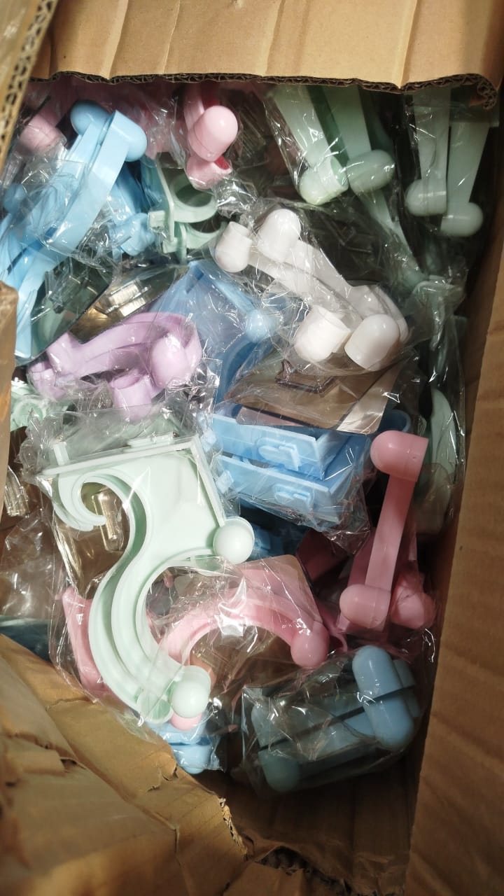 Self adhesive Double Pole Towel Holder, Towel Rack do both kitchen and  Bathroom Accessories