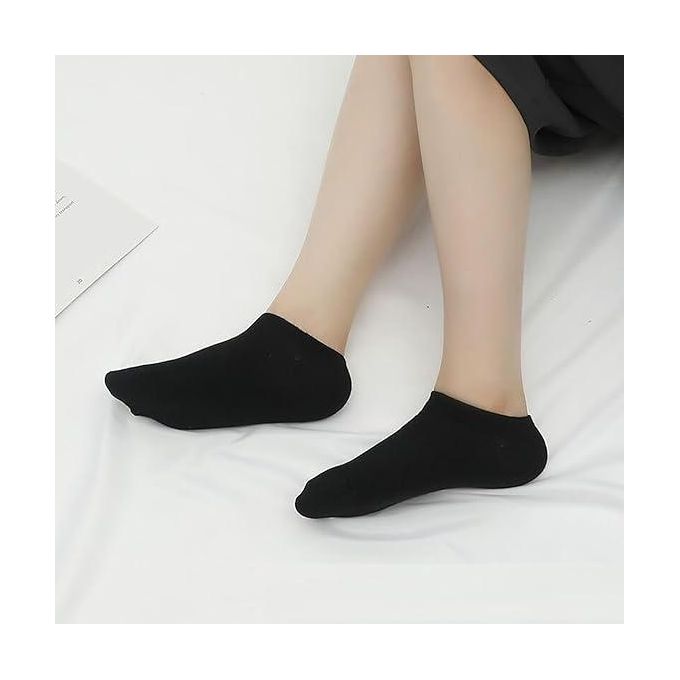 Unisex Comfy Ankle Socks Bundle Athletic- Black