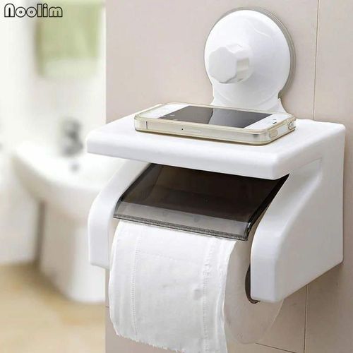 Waterproof tissue Holder with mobile holder -Suction Function