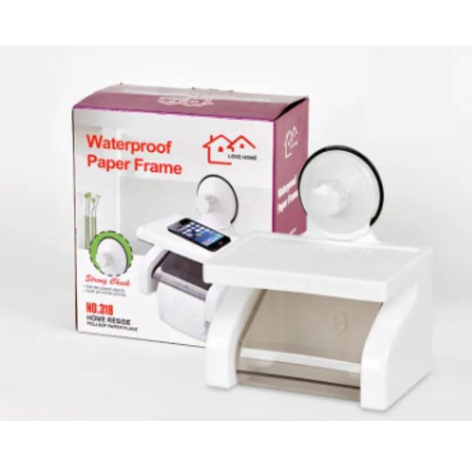 Waterproof tissue Holder with mobile holder -Suction Function