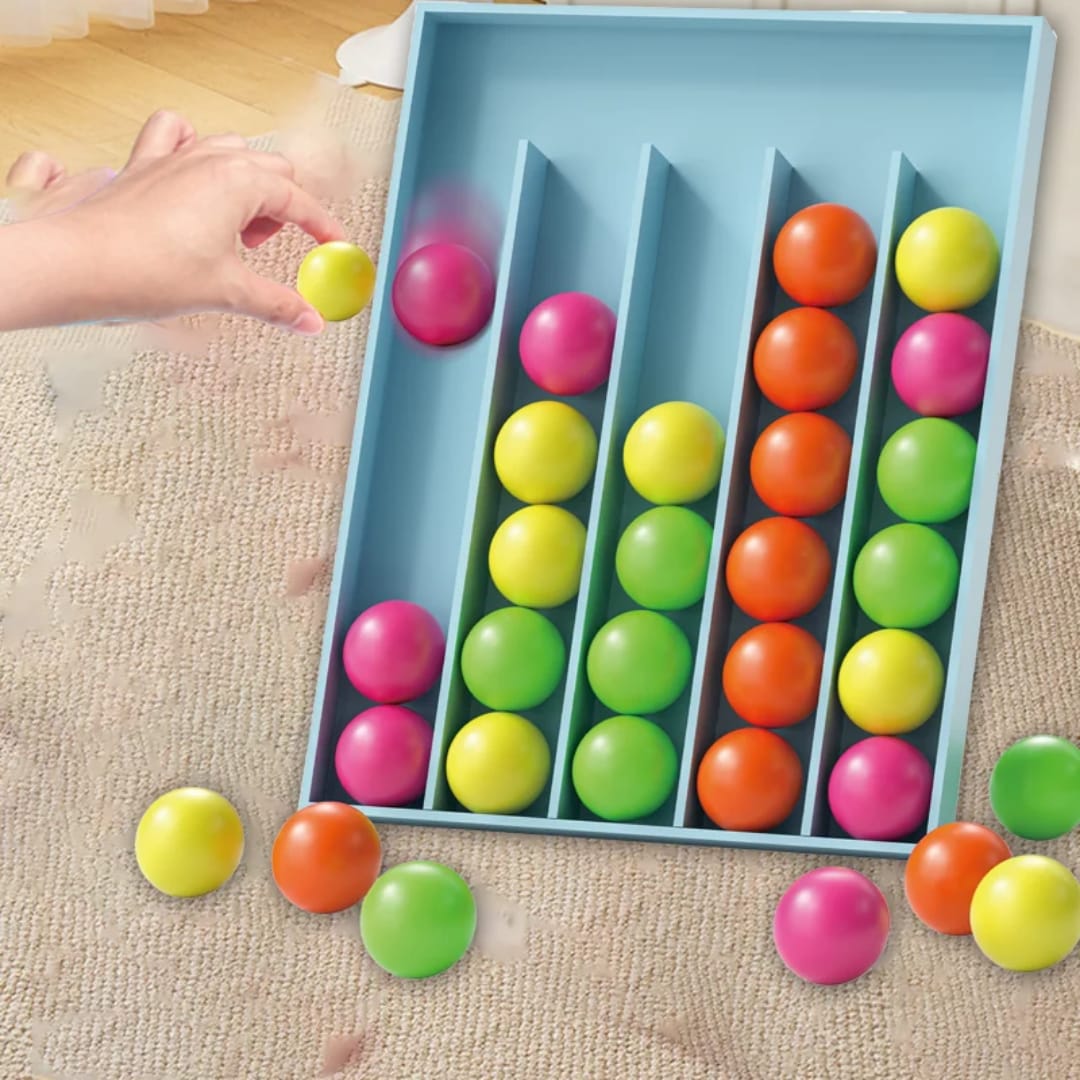 Best price for Montessori Color sorting Ball Game matching stacking ...
