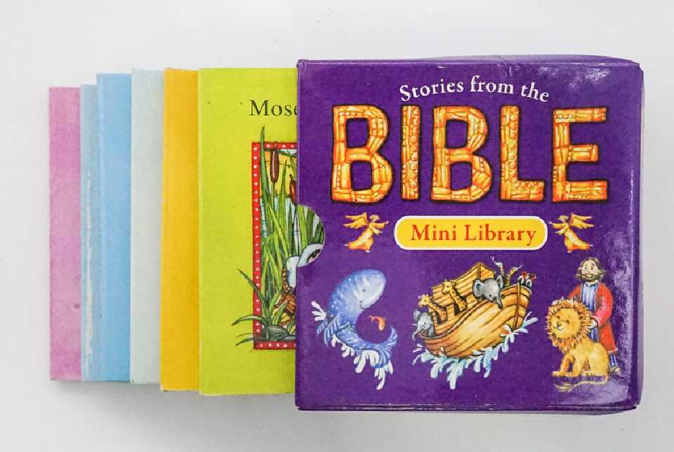 6pcs Stories from the Bible for Kids- Mini Library