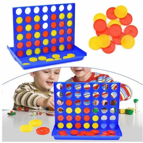 Bingo Game- Four In A Row Classic Family Board Game Toys Fun Educational Toy for Kids Children Entertainment
