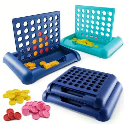 Bingo Game- Four In A Row Classic Family Board Game Toys Fun Educational Toy for Kids Children Entertainment
