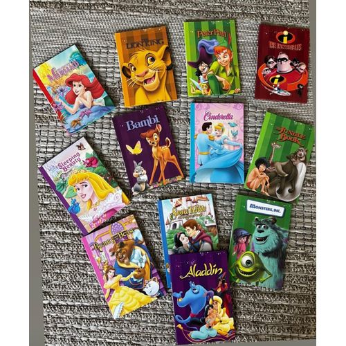 12pcs Carton Mini Story Books Library – A Magical Reading Adventure For Kids