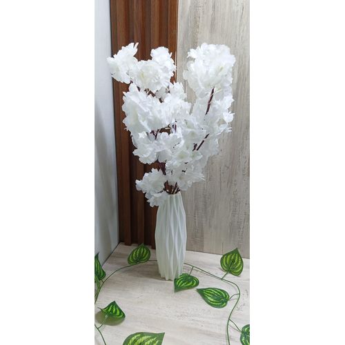 Luxury Artificial CHERRY Pampas Grass with Vase- Flowers