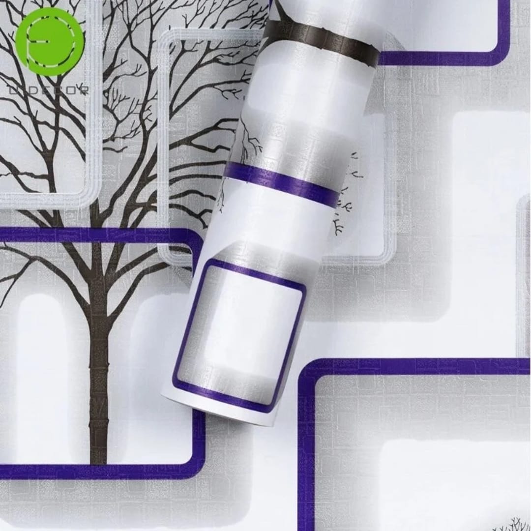 3D Self adhesive Wallpaper decorative Film Boxed Purple- 5M- Makes your Wall look fantastic