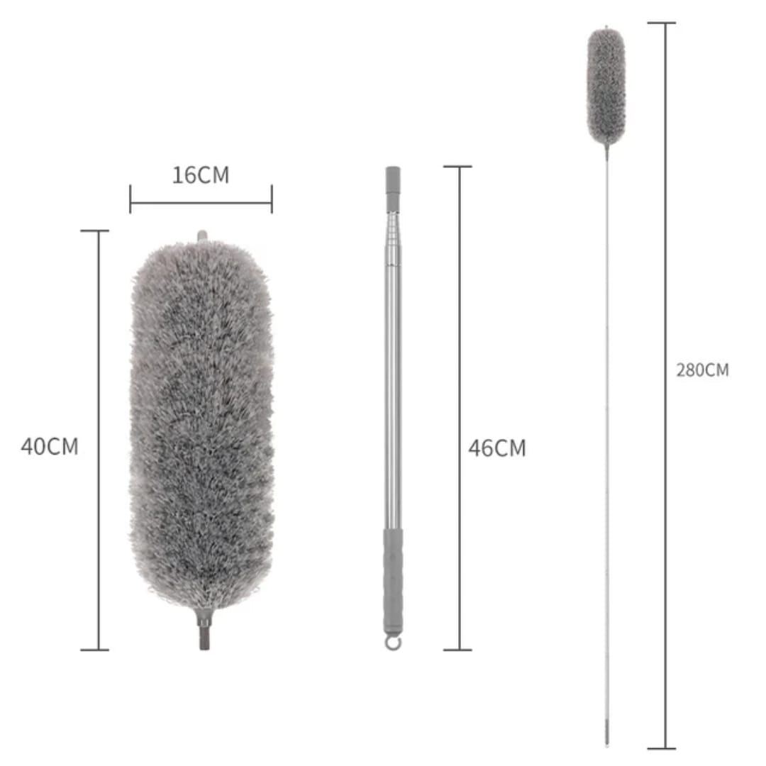 Multifunctional Long handle Dust  ceiling curved dust brush home window cleaner brush
