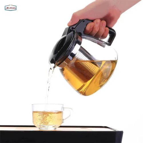 Teapot with filter infusion - 500ml-  Elegant Durable Teapot for Brewing Loose Leaf Tea, Herbal Infusions, or Daily Tea Serving