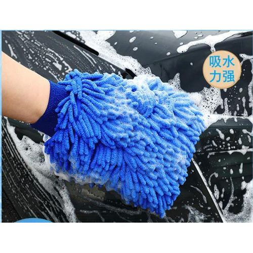 Car Wash Cleaning Gloves Super Microfiber Towel Chenille