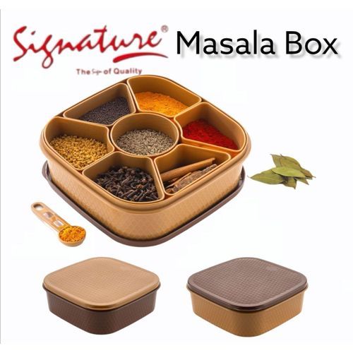 Signature Spice Masala Box, (7 Compartments),
