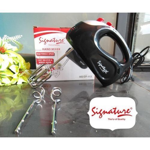 Signature Powerful Electric Hand Mixer With Free Cake Turntable