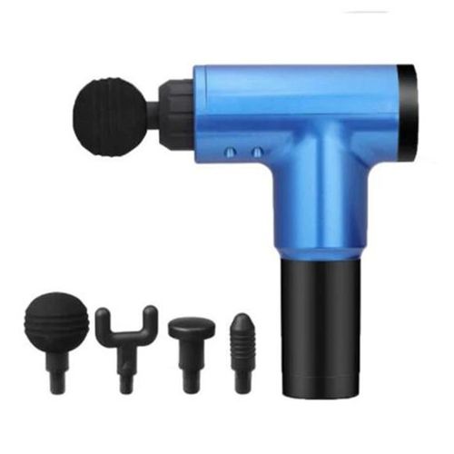 Portable Deep Tissue Muscle Tapping Back Head Massager for Pain Relief 4-Head Mini Massage Gun
