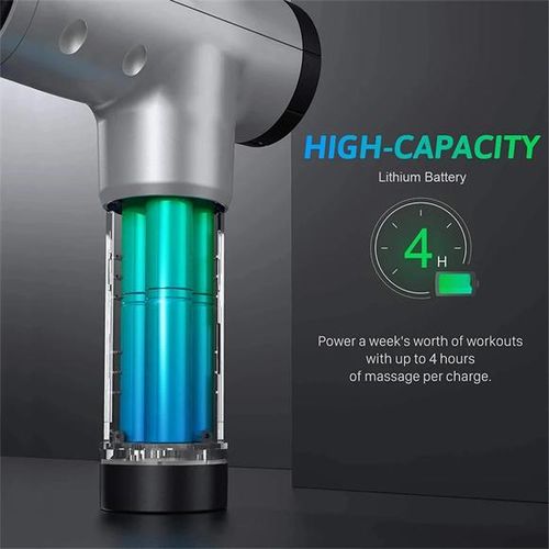Portable Deep Tissue Muscle Tapping Back Head Massager for Pain Relief 4-Head Mini Massage Gun
