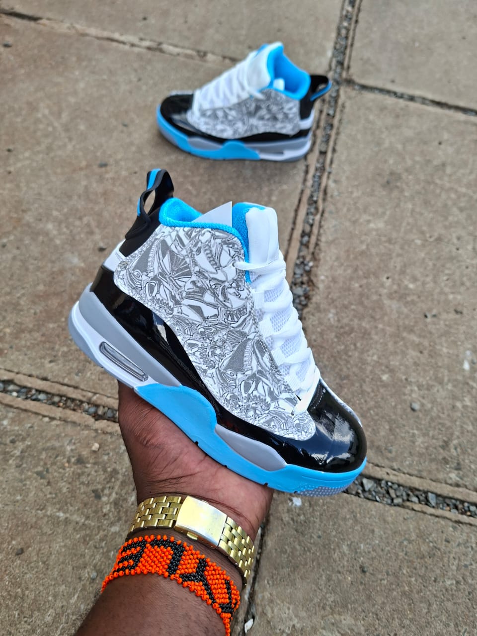 KIDS Air Jordan Dub Zero  'Cool Grey' Quality Sneakers Girls and Boys Sports Shoes Sizes 31-36