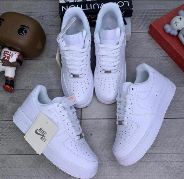 [KILIMALL SPECIAL OFFERS] Brand New Fashionable White Air Force AF1 Airforce ORIGINAL AF1 Sneakers Unisex Shoes For Men And Women Sizes 37-45