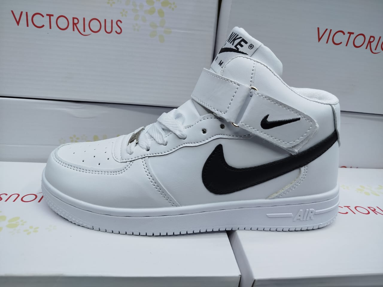 Fashionable High Cut Air Force Unisex Breathable Men Women Sports Comfortable Sneakers Lace Up Closed Generic  Shoes Dress Leisure Boy Girl Shoes Fashion Airforce