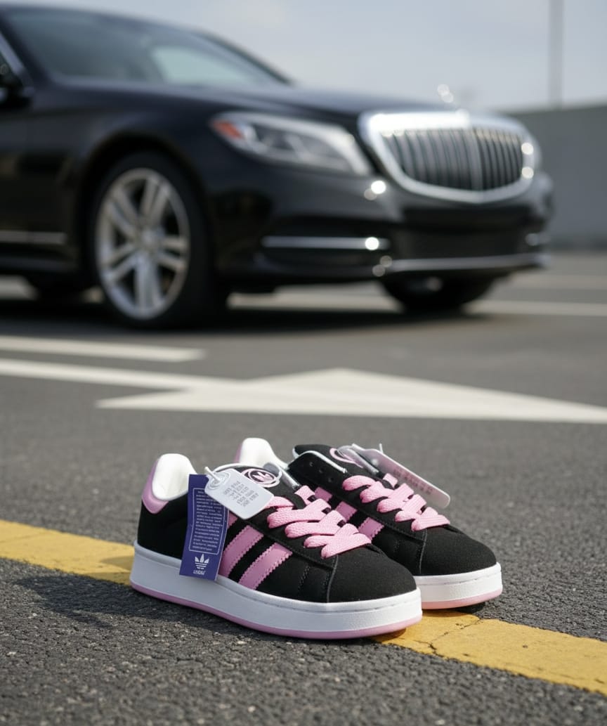 New Arrival Adidas campus Pink Breathable Sneakers Original Best Quality Men's Generic Shoes/Women's Shoes Unisex Sneakers