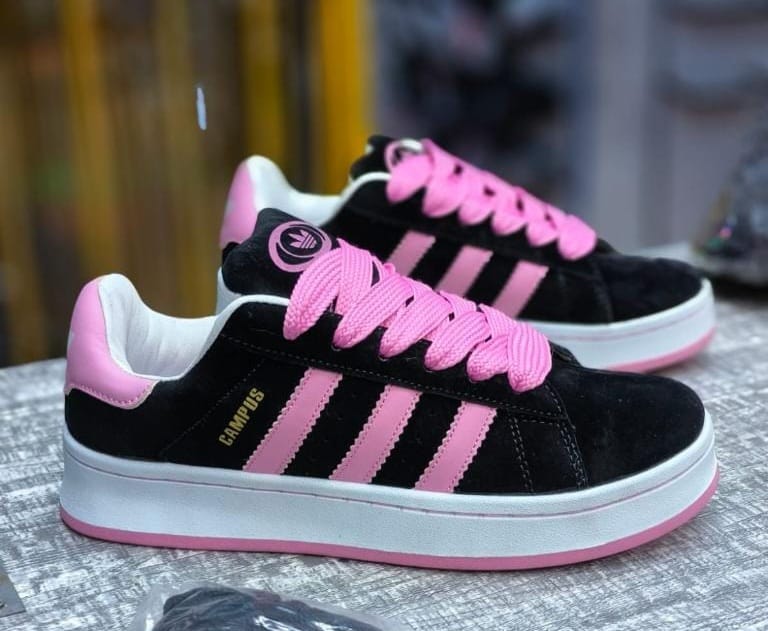 New Arrival Adidas campus Pink Breathable Sneakers Original Best Quality Men's Generic Shoes/Women's Shoes Unisex Sneakers
