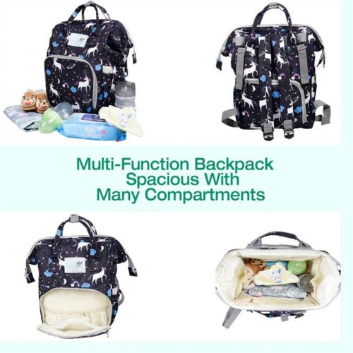 CLEARANCE OFFER Baby Diaper Bag Maternity Backpack Unicorn Print