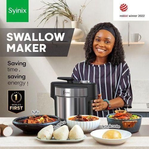 CLEARANCE OFFER Syinix Fully Automatic Ugali Cooker Swallow Maker Pounding Machine Rice Cooker