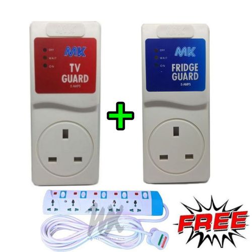 CLEARANCE OFFER MK Fridge Guard+ TV Guard +Free Amaze 5 Way Extension