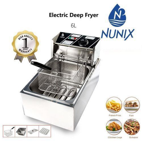 CLEARANCE OFFER Nunix 6L ELECTRIC CHIPS DEEP FRYER