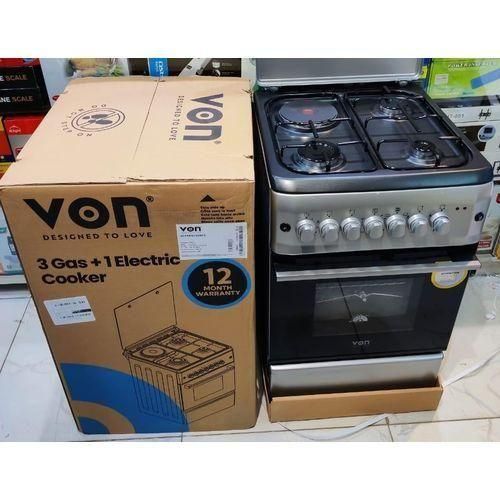 CLEARANCE OFFER VON 50 x 60, 3 Gas Pool Jet Burners + 1 Electric Free Standing Gas Cooker + Electric Oven