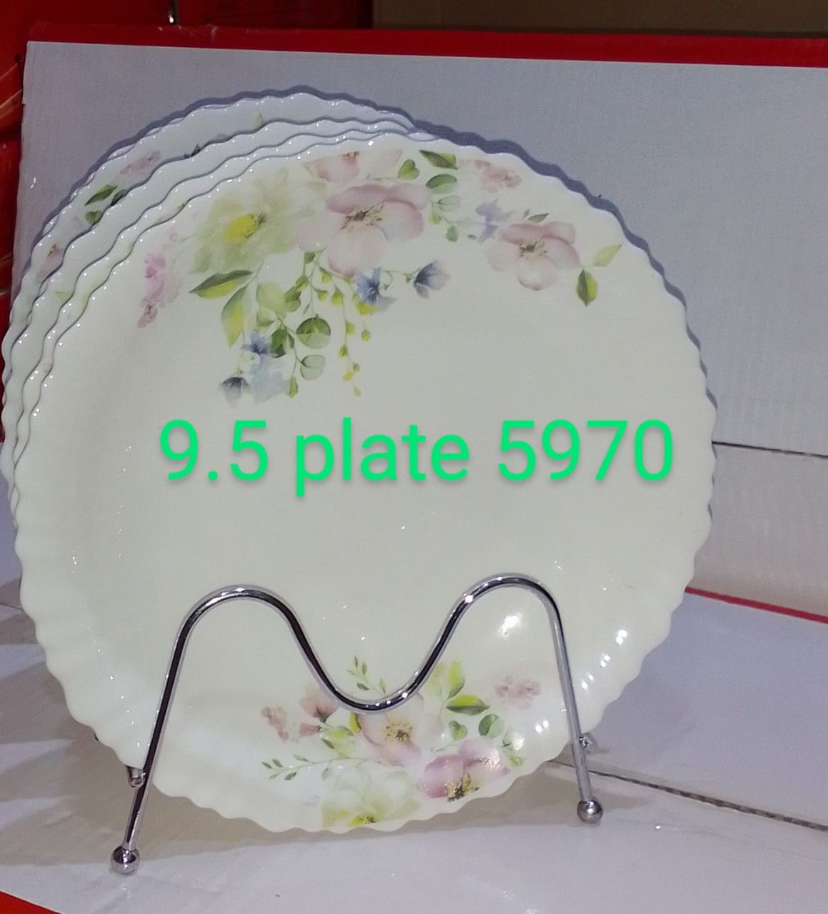 CLEARANCE OFFER 6PCS 9.5INCH High Quality Classique Porcelain Dinner Dish Plates