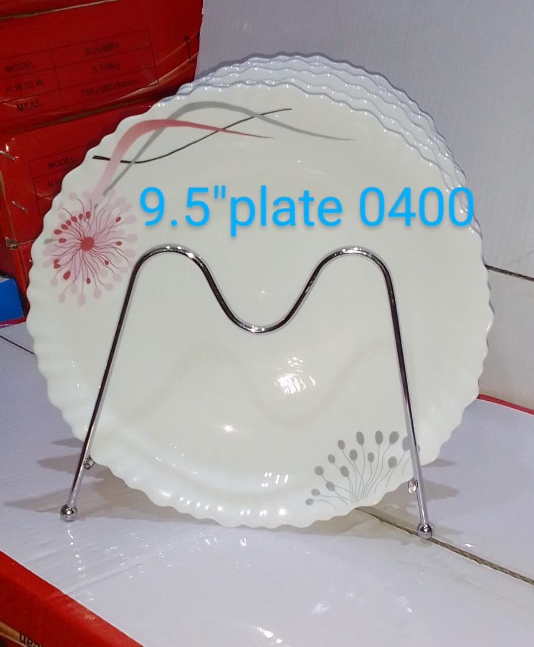 CLEARANCE OFFER 6PCS 9.5INCH High Quality Classique Porcelain Dinner Dish Plates