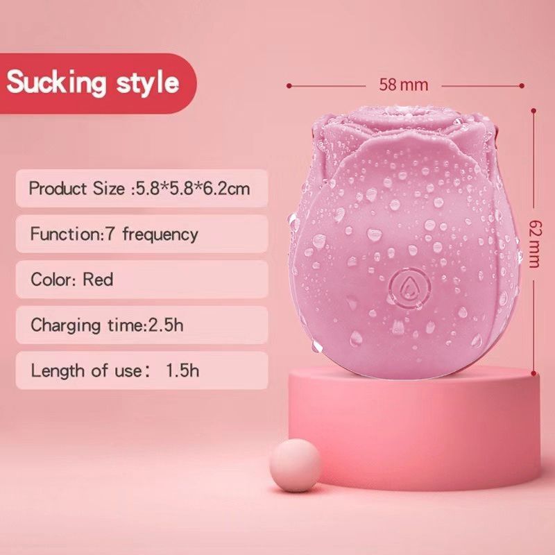 HOT SALE Rose Sex Toy For Ladies Sex Products For Women Sucking Vibration Female Licking Massage Masturbation  sex toys adult gift