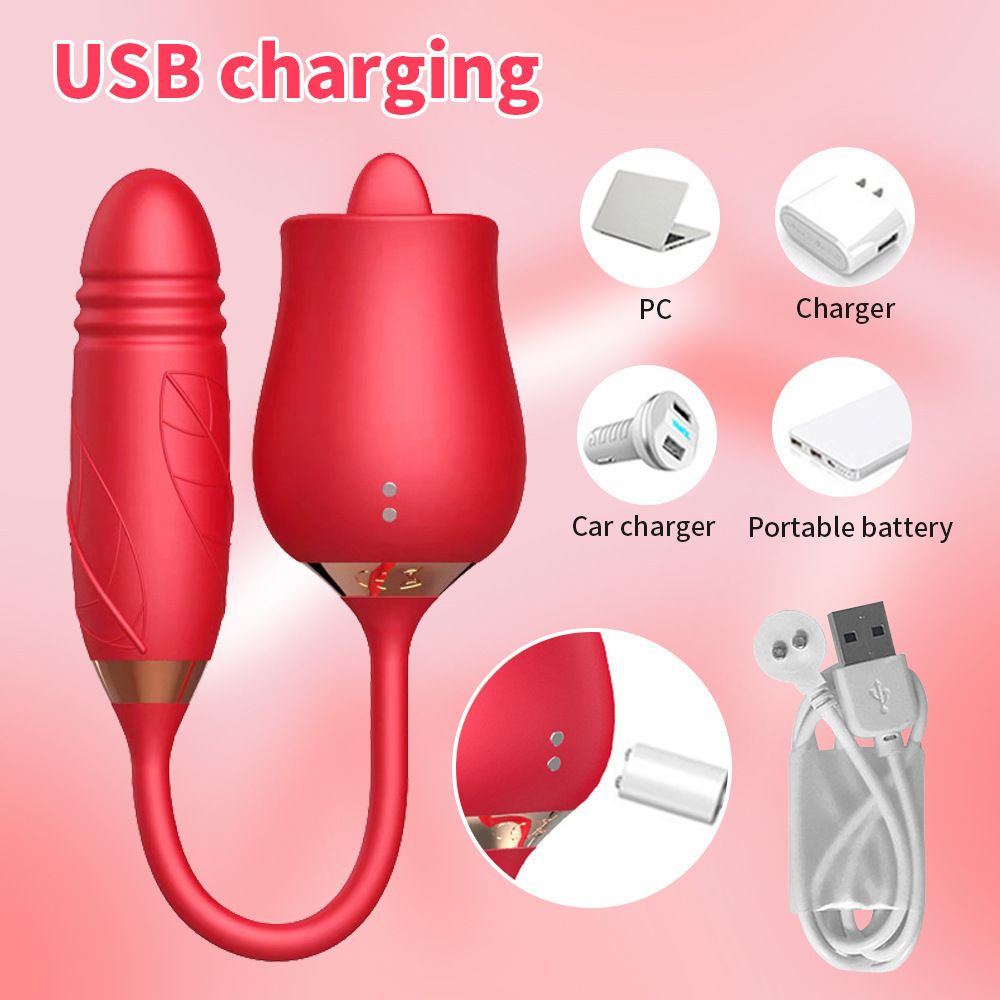 HOT SALE Rose Sex Toy For Ladies Sex Products For Women Sucking Vibration Female Licking Massage Masturbation sex toys adult gift #hua man ting3