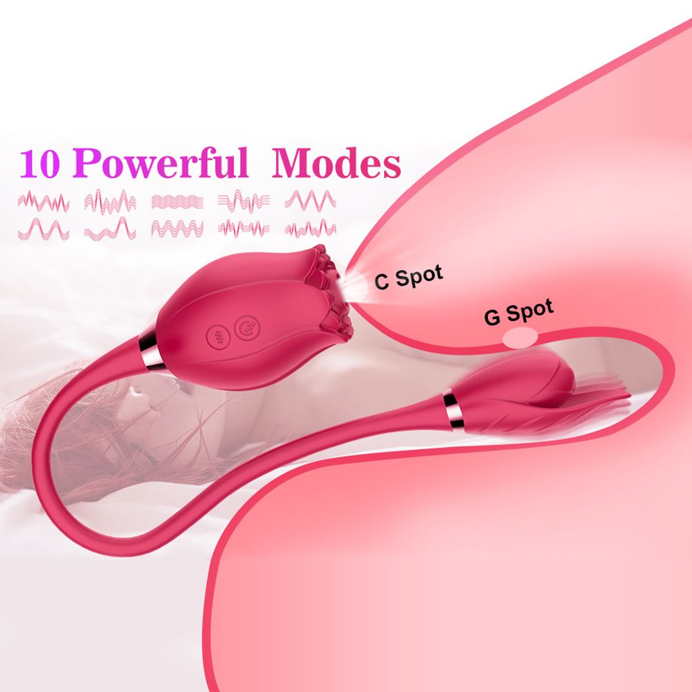 HOT SALE Rose Sex Toy For Ladies Sex Products For Women Sucking Vibration Female Licking Massage Masturbation sex toys adult gift